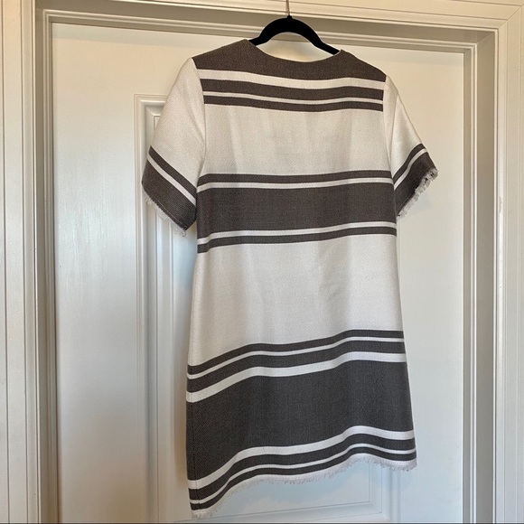 Dolce Vita Seema Dress | Gunmetal & Optic White - Picture 6 of 6